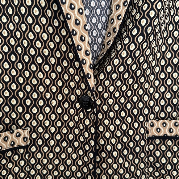 Scotch & Soda. Beige and Black Blazer. - Picture 4 of 6